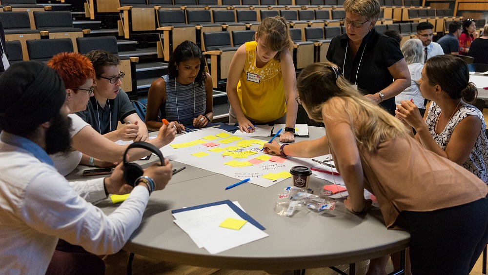 The Idea Exchange featured a number of workshops that brought together campus and community partners to discuss priority issues of interest to the Hamilton region. 