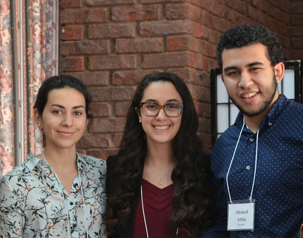 Nicole Areias, an Integrated Sciences student, Marium Kiwan, a Kinesiology student, and Ahmed Attia, a student in Integrated Biomedical Engineering and Health Sciences, placed second in the competition.