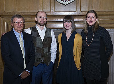 From left: Victor Koloshuk, Rob Koloshuk, Laura Lockau, Shelley Saunders Scholarship recipient, and Barb Koloshuk 