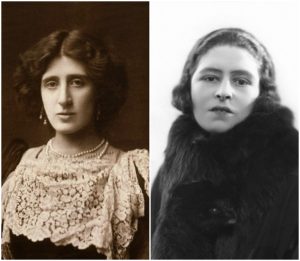 Bertrand Russell frequently corresponded with Lady Ottoline Morrell (left) and Lady Constance Malleson (right) while imprisoned in Brixton.