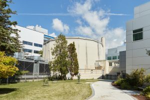 The exterior of McMaster's Nuclear Reactor 