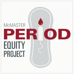 A graphic that reads, 'McMaster Period Equity Project ' 