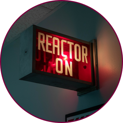 Reactor on sign