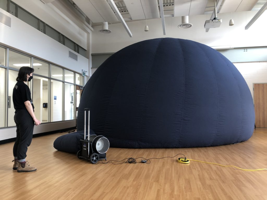 Image of the portable planetarium