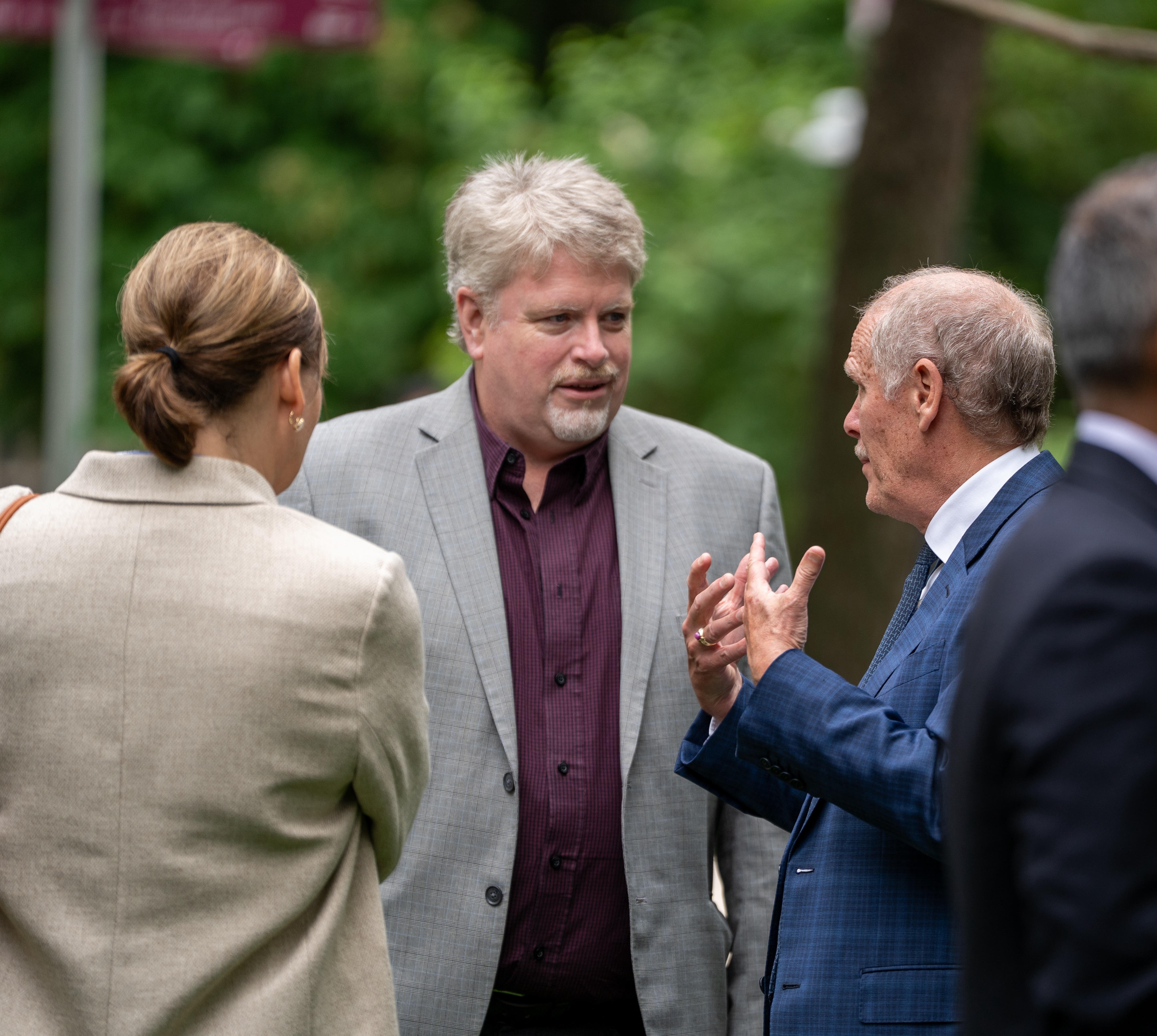 Jim dunn and David Farrar speak 