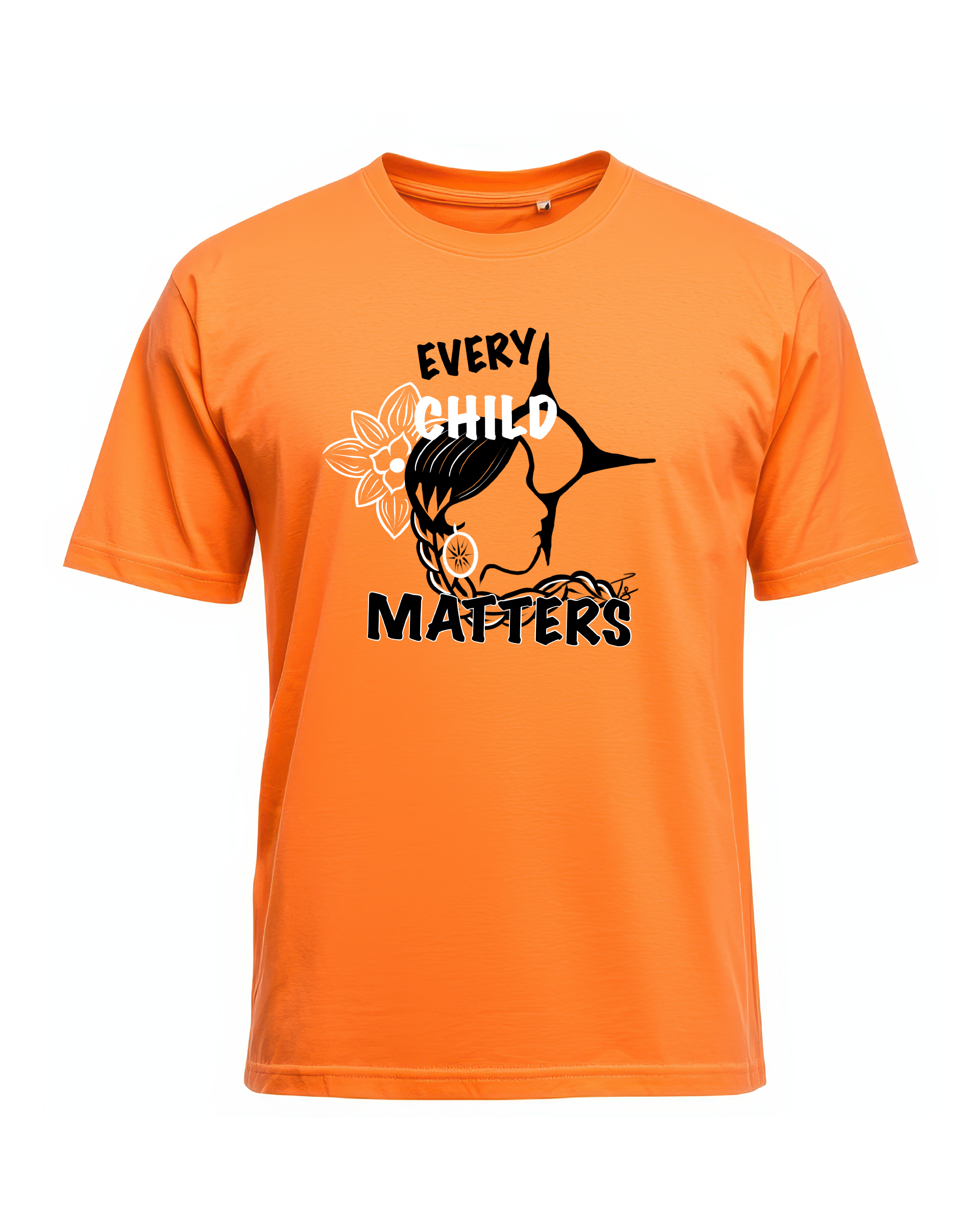 An orange tshirt.