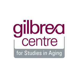 A graphic that reads 'Gilbrea Centre for Studies in Aging'