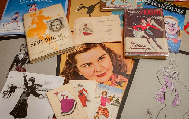 These are just some of the 300 books, 1200 photos, more than 800 postcards, 400 programs and other materials contained in a collection recently donated to McMaster's archives and featuring some of figure skating's biggest stars.