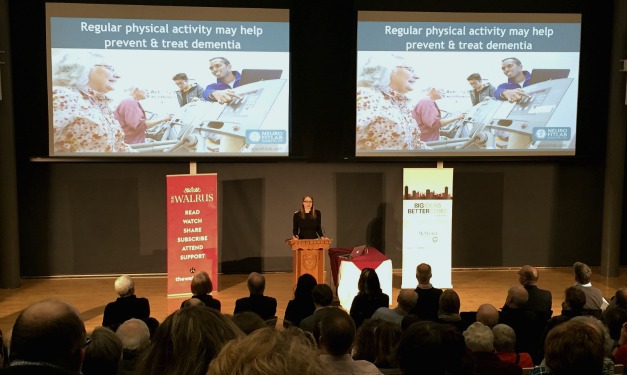 “For our communities to be healthier and stronger, we need to face the mental health challenges of our aging population,’ says McMaster expert Jennifer Heisz (pictured above). This was just one of the big ideas discussed at McMaster presents the Walrus Talks Healthy Cities, part of the Big Ideas, Better Cities series.