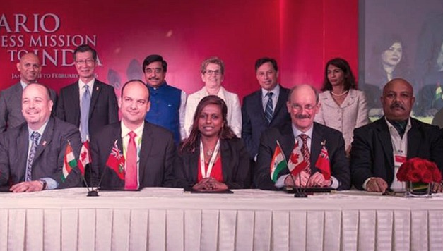 McMaster AVP, International, Peter Mascher (bottom row, second from the right), is currently in India as part of Premier Kathleen Wynne’s official delegation.