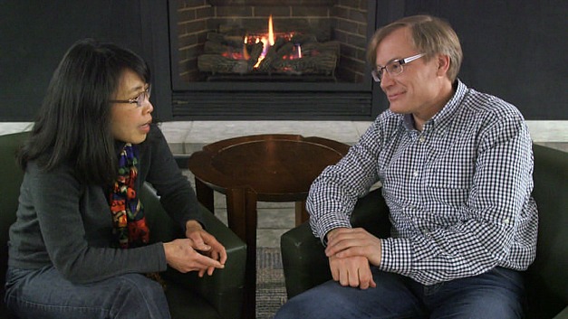 Anne Wong, professor and assistant dean of the Program for Faculty Development at the Faculty for Health Sciences, interviews Bruce Wainman, one of seven exemplary McMaster teachers featured in a new podcast series, Soul on Fire: Narratives that Inspire.