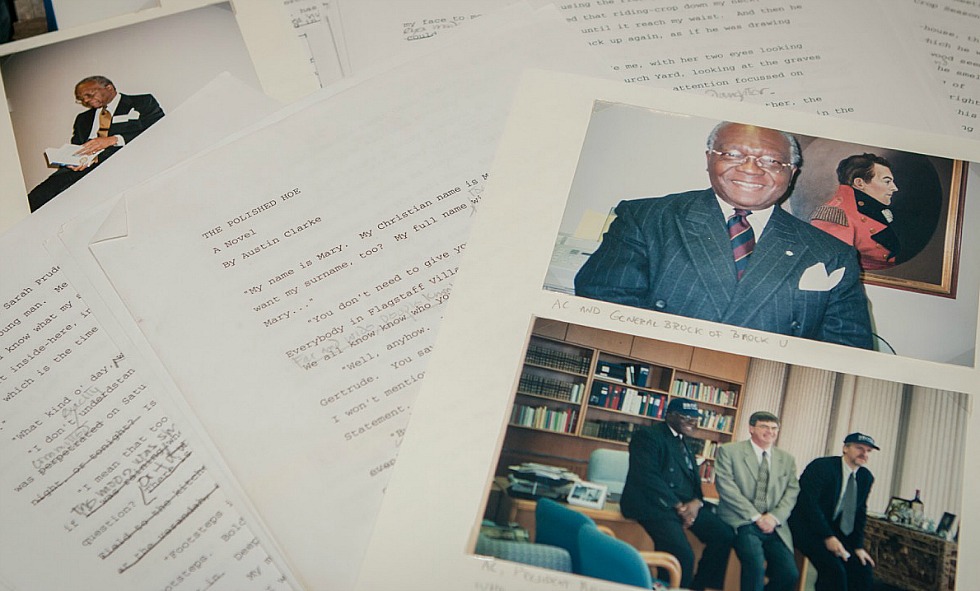 Distinguished Canadian author Austin Clarke passed away over the weekend. A manuscript of his Giller Prize-winning novel “The Polished Hoe” is among the many materials belonging to Clarke that are housed in McMaster’s archives.