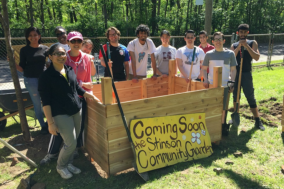 McMaster students are working with residents of the Stinson neighbourhood to build a community garden that is meant to address food-insecurity issues in that neighbourhood and on campus.