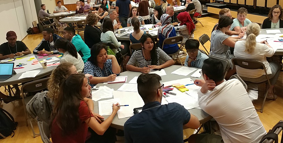 180 students, faculty, residents, and community members, gathered recently for Change Camp Hamilton, an event aimed at finding ways to take action on key projects identified by the Hamilton community.