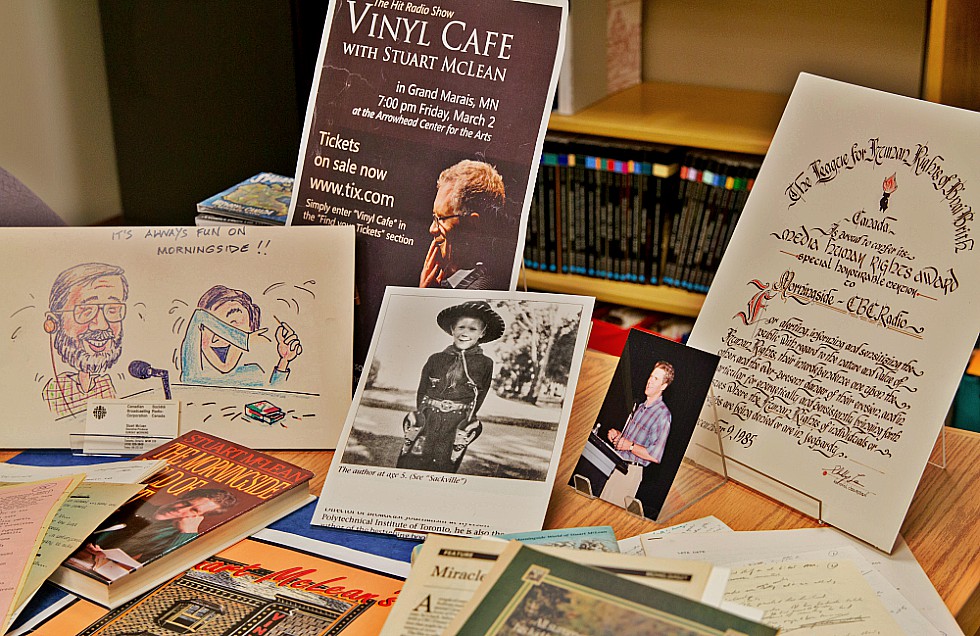 The archives of Stuart McLean – CBC journalist, best-selling author and host of the perennially popular radio program the Vinyl Cafe – have found a new home at McMaster.