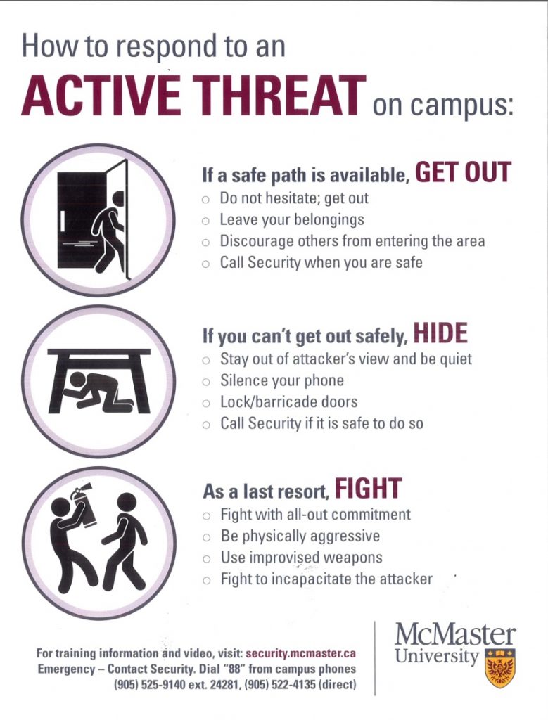 What to do if there is an active threat on campus - Daily News