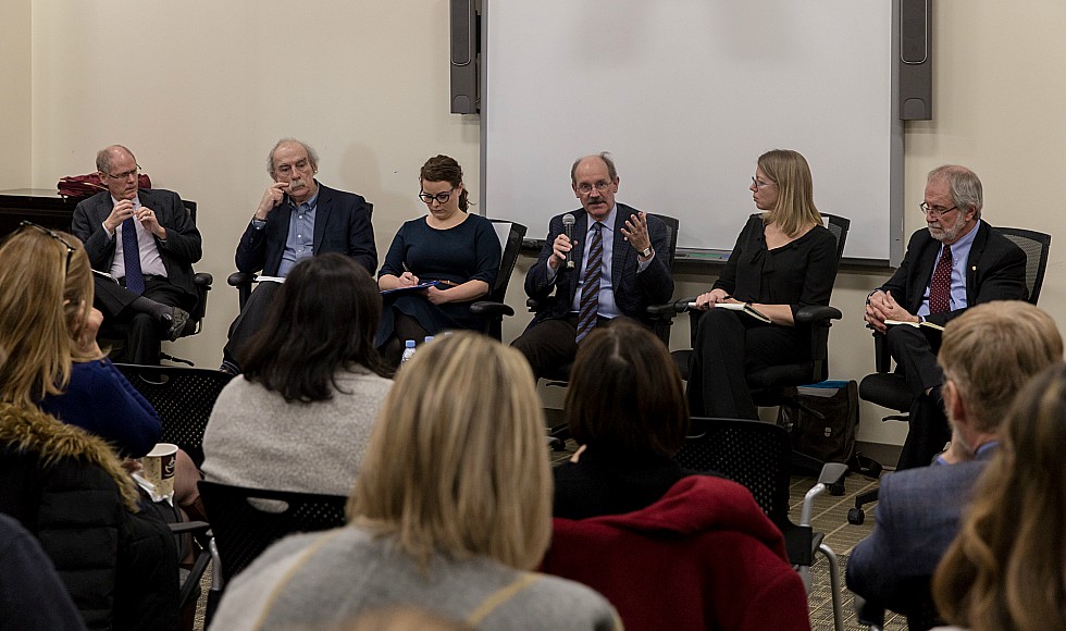 McMaster faculty, staff and students gathered to discuss the internationalization of higher education at a recent talk that explored the importance of global engagement at McMaster and the opportunities and challenges it presents.