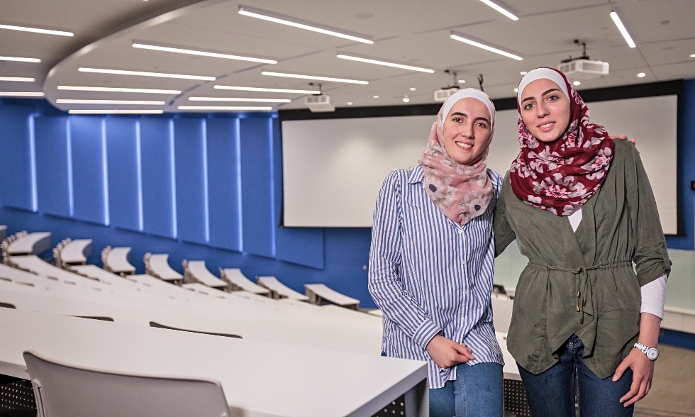 Just 15 months ago, Raghad and Shaza Mahayni arrived with their parents from Syria, hoping to build a better life. This week, they start their first year at McMaster, a significant milestone in their long journey, and the next step toward achieving their goals.