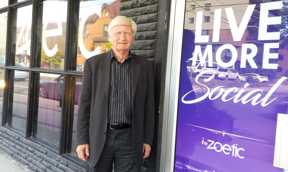 Walter Schroeder at the Zoetic Theatre in Hamilton