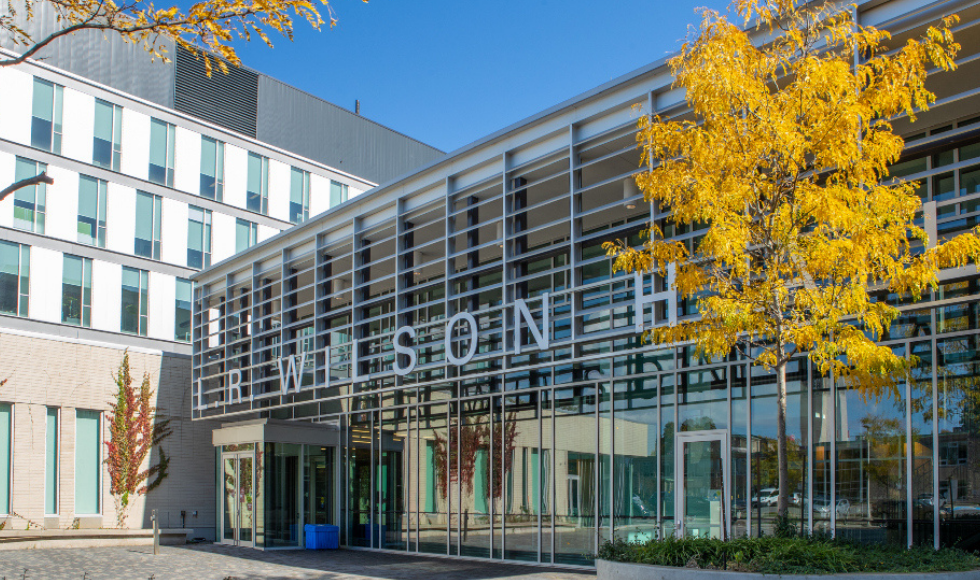 L.R. Wilson building on McMaster University campus.