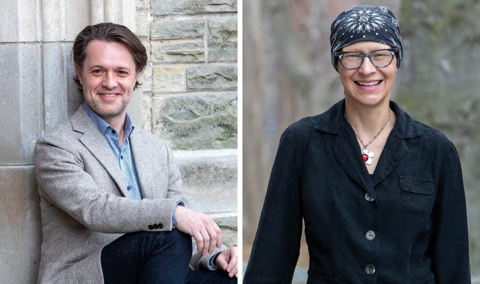 Headshots of Matheus Grasselli and Kim Dej smiling.