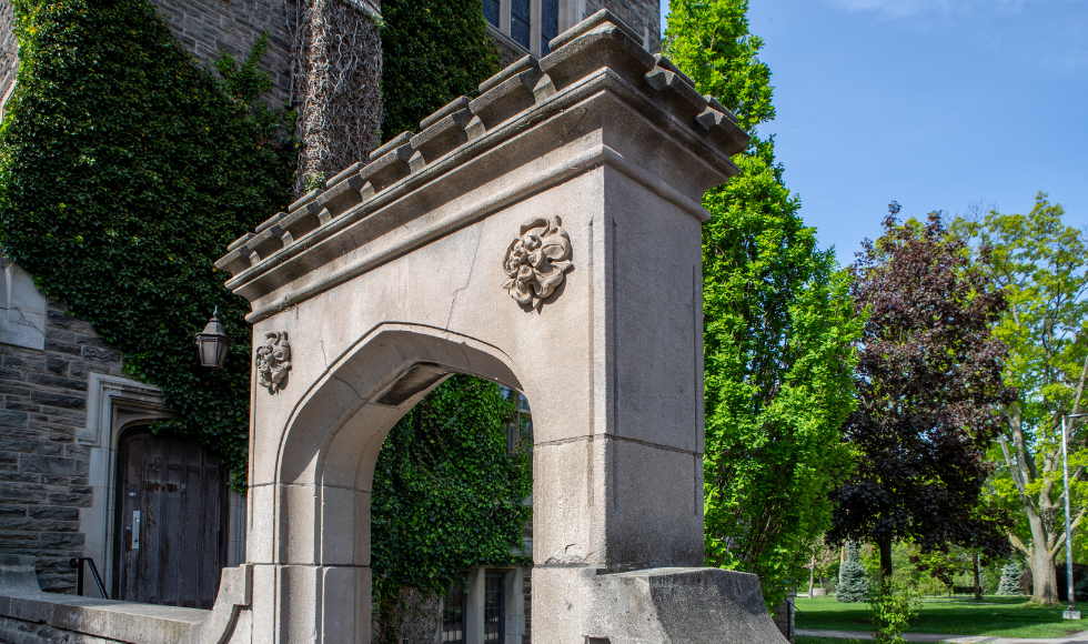 Edwards Arch on a spring day