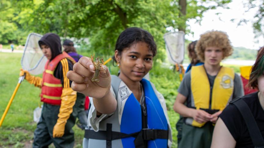 Six Nations Polytechnic partners with McMaster University and the University of Waterloo to explore STEM field work in the Grand River.