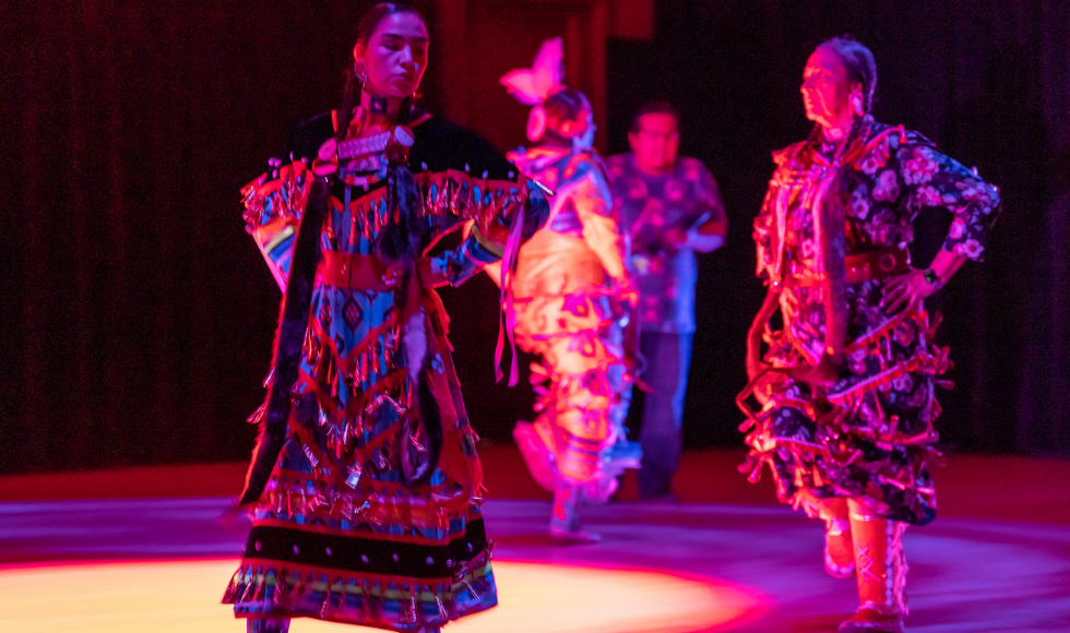 Interpretive dance performances, organized by JP Longboat of Circadia Indigena