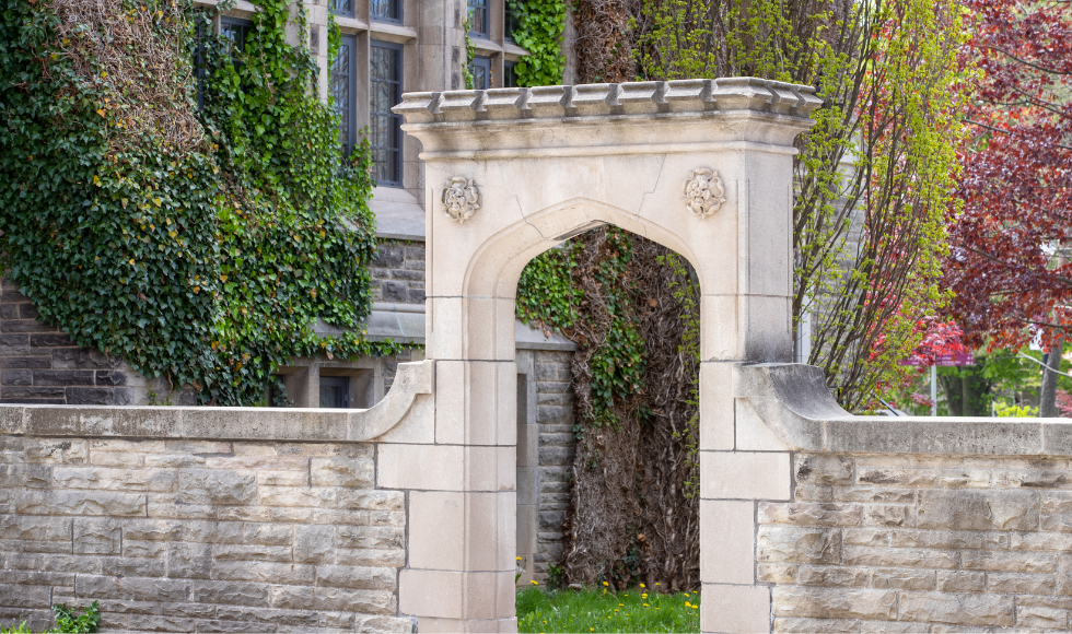 The Edwards Arch on McMaster's main campus