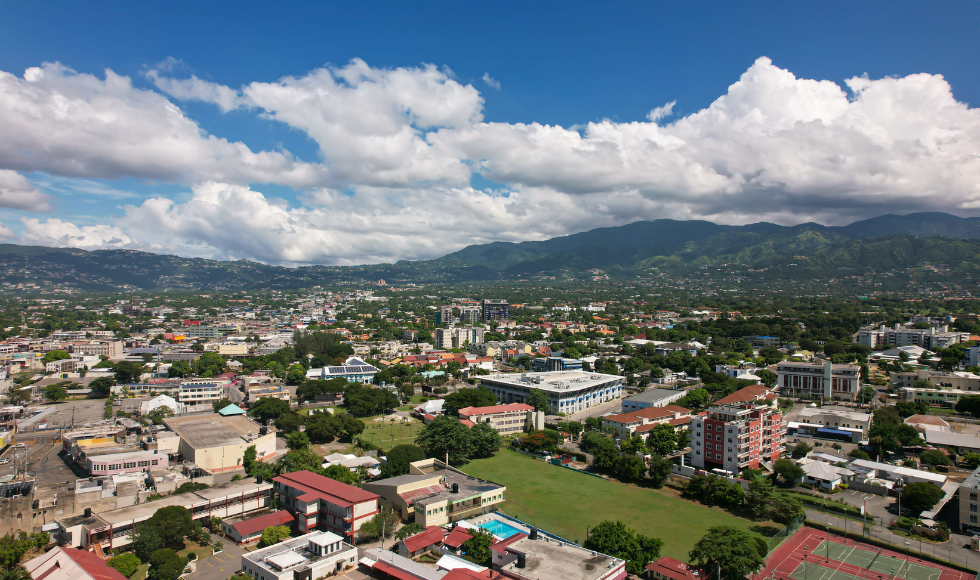 Image of a view in Kingston Jamaica