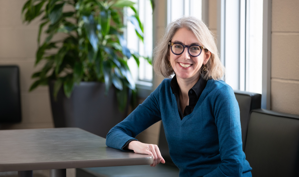 A headshot of Dean Pamela Swett