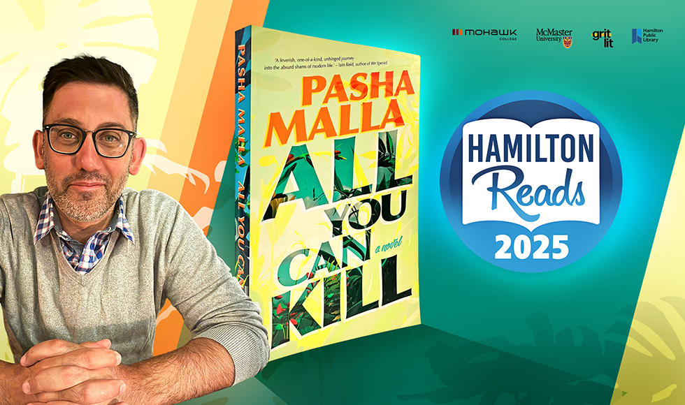 The 2025 Hamilton Reads featured book is All You Can Kill by Pasha Malla.